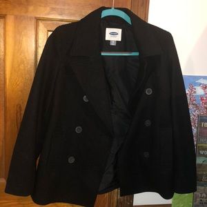 NEVER WORN | Old Navy Black Peacoat Short | XS